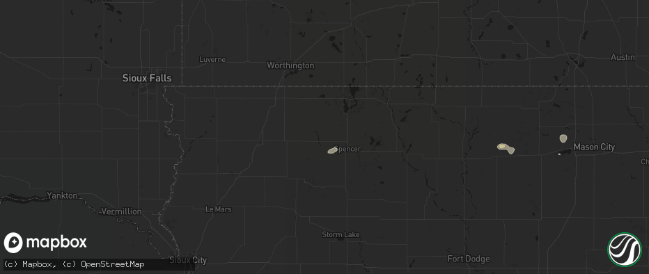 Hail Map In Everly IA On July 4 2026 HailTrace Sales Header 